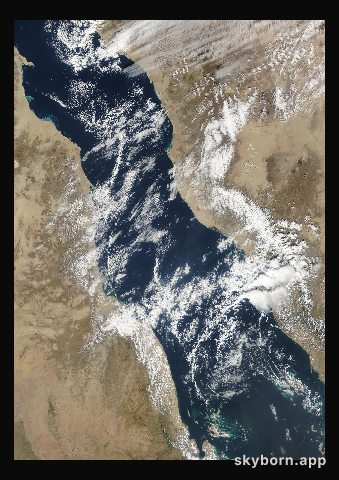 The Earth on 6 December 2006 · Red Sea