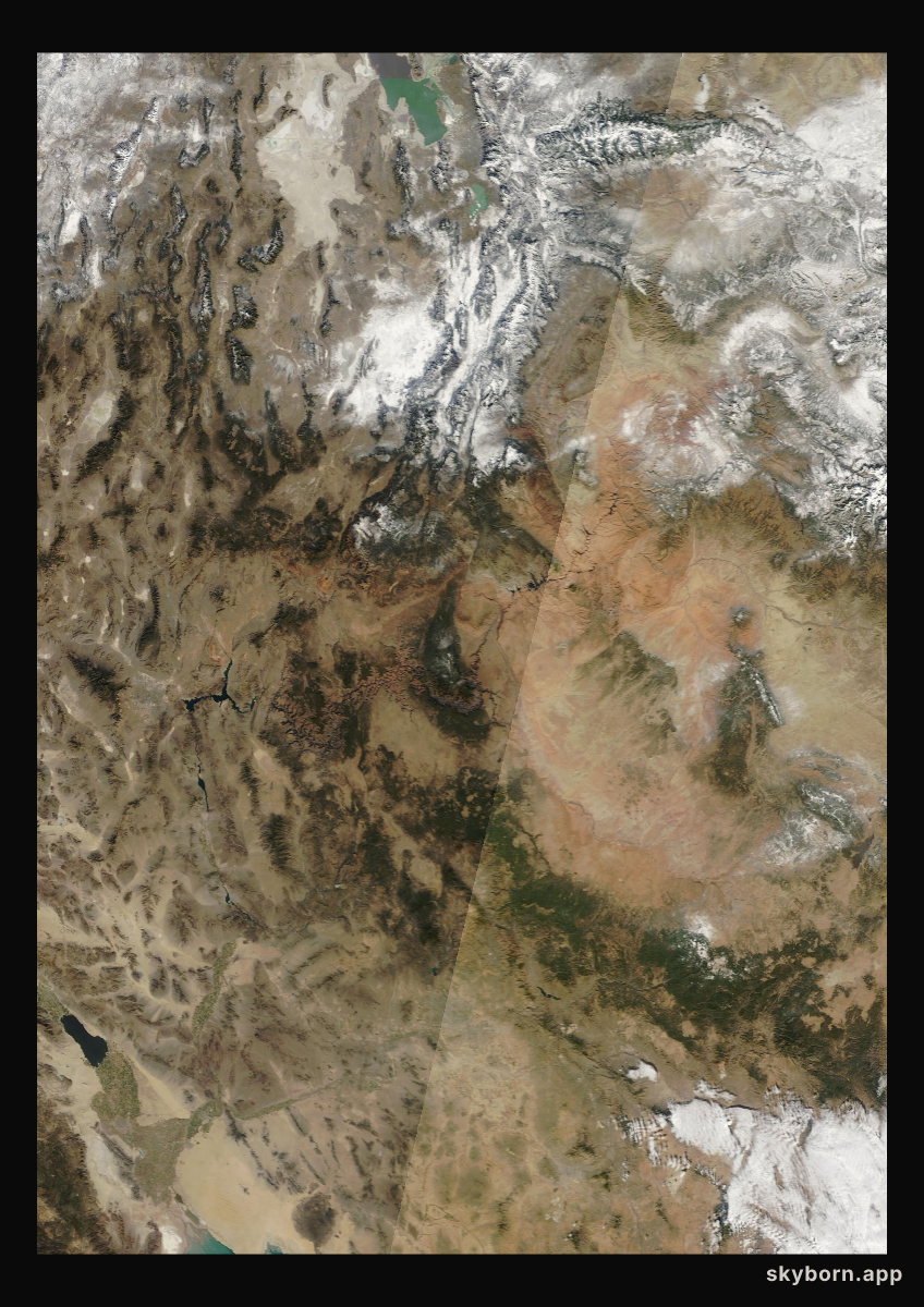 The Earth on 8 December 2006 · Colorado Plateau