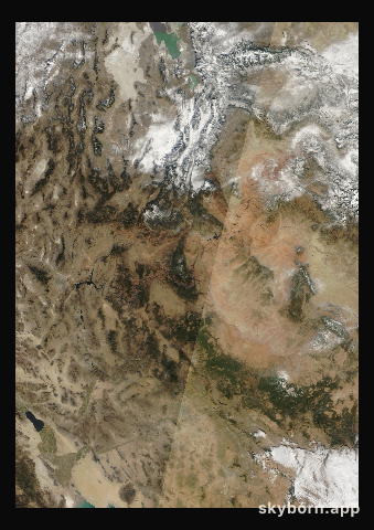 The Earth on 8 December 2006 · Colorado Plateau