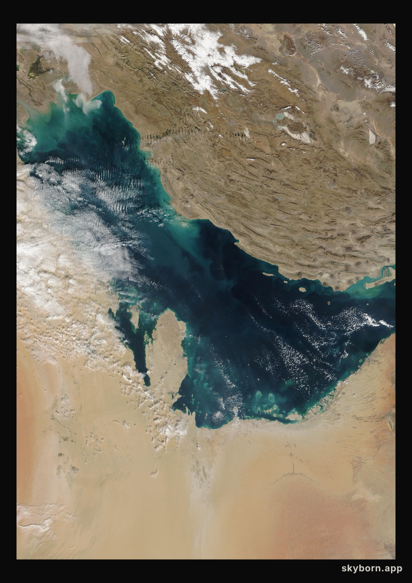 The Earth on 10 December 2006 · Persian Gulf