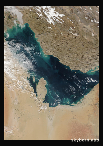 The Earth on 10 December 2006 · Persian Gulf