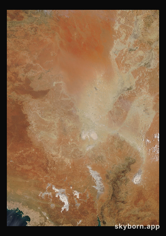 The Earth on 12 December 2006 · Lake Eyre, Australia
