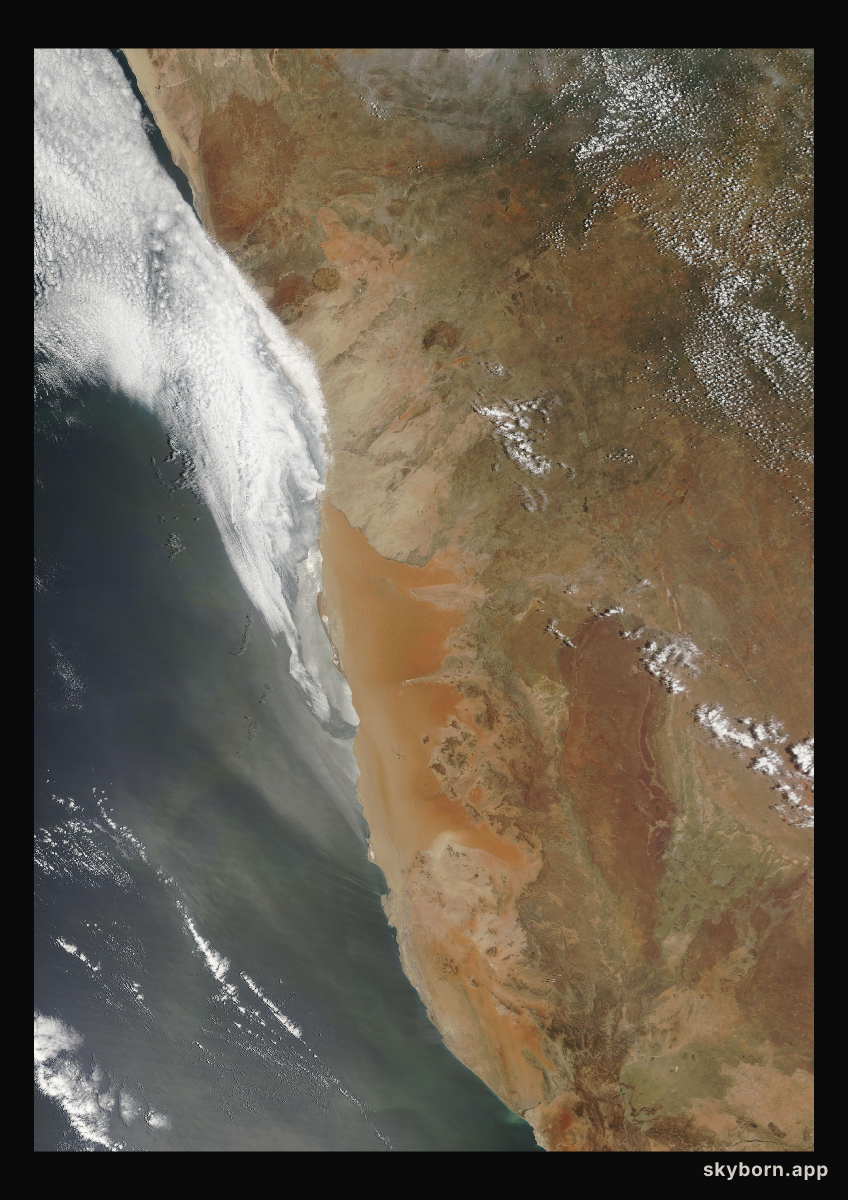 The Earth on 17 December 2006 · Namib Desert