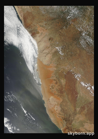 The Earth on 17 December 2006 · Namib Desert