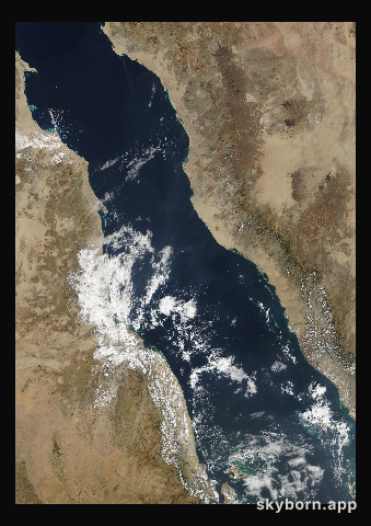 The Earth on 20 December 2006 · Red Sea