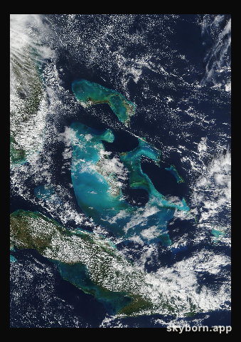 The Earth on 22 December 2006 · Bahamas