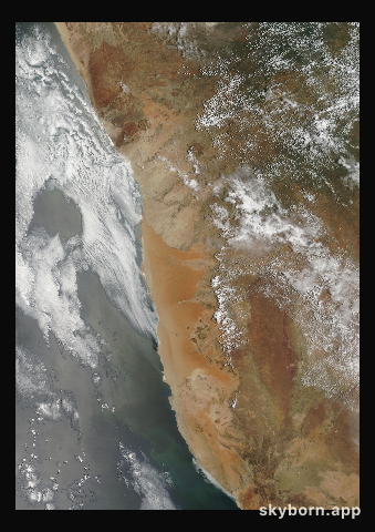 The Earth on 24 December 2006 · Namib Desert
