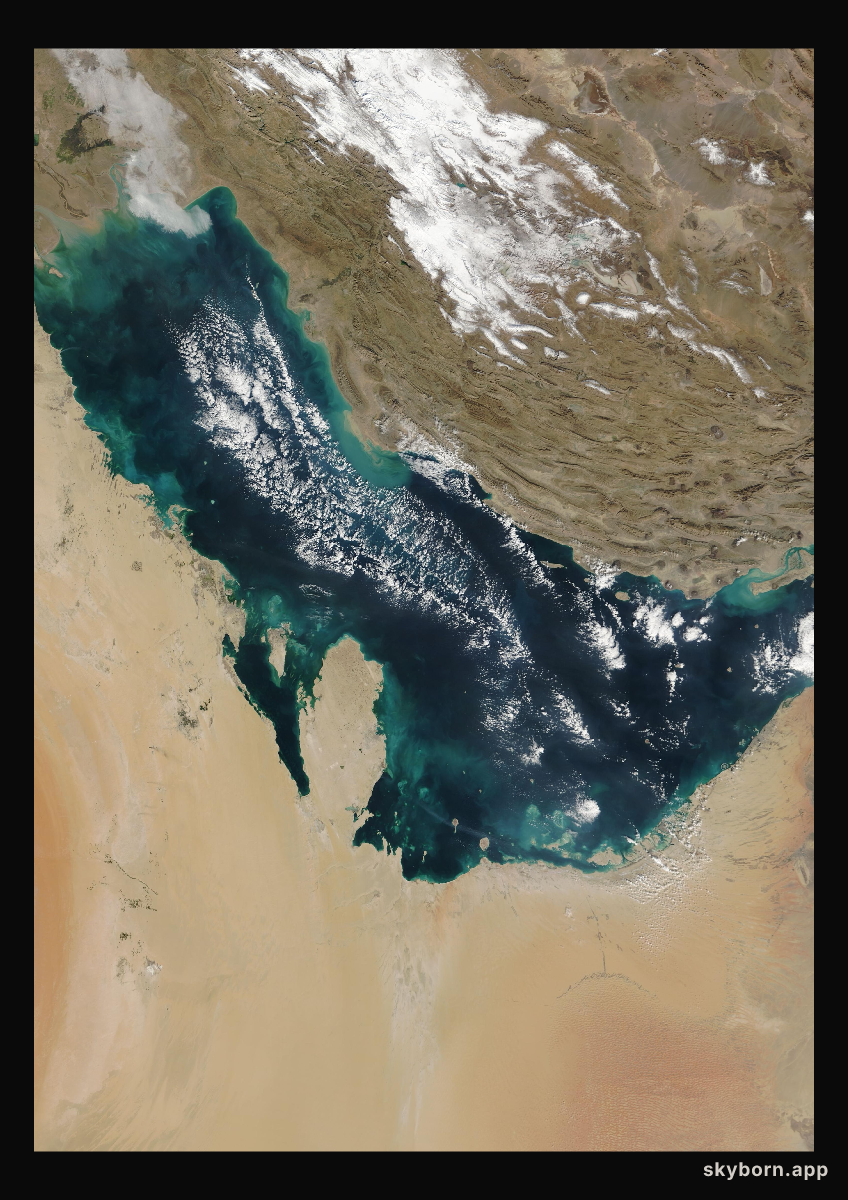 The Earth on 26 December 2006 · Persian Gulf