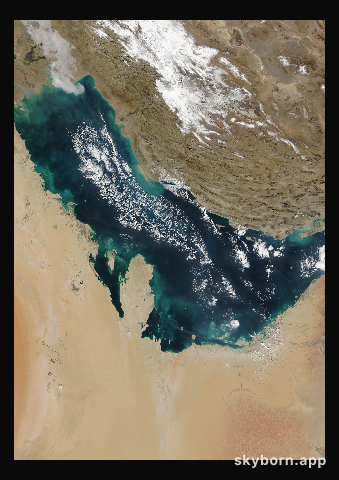The Earth on 26 December 2006 · Persian Gulf