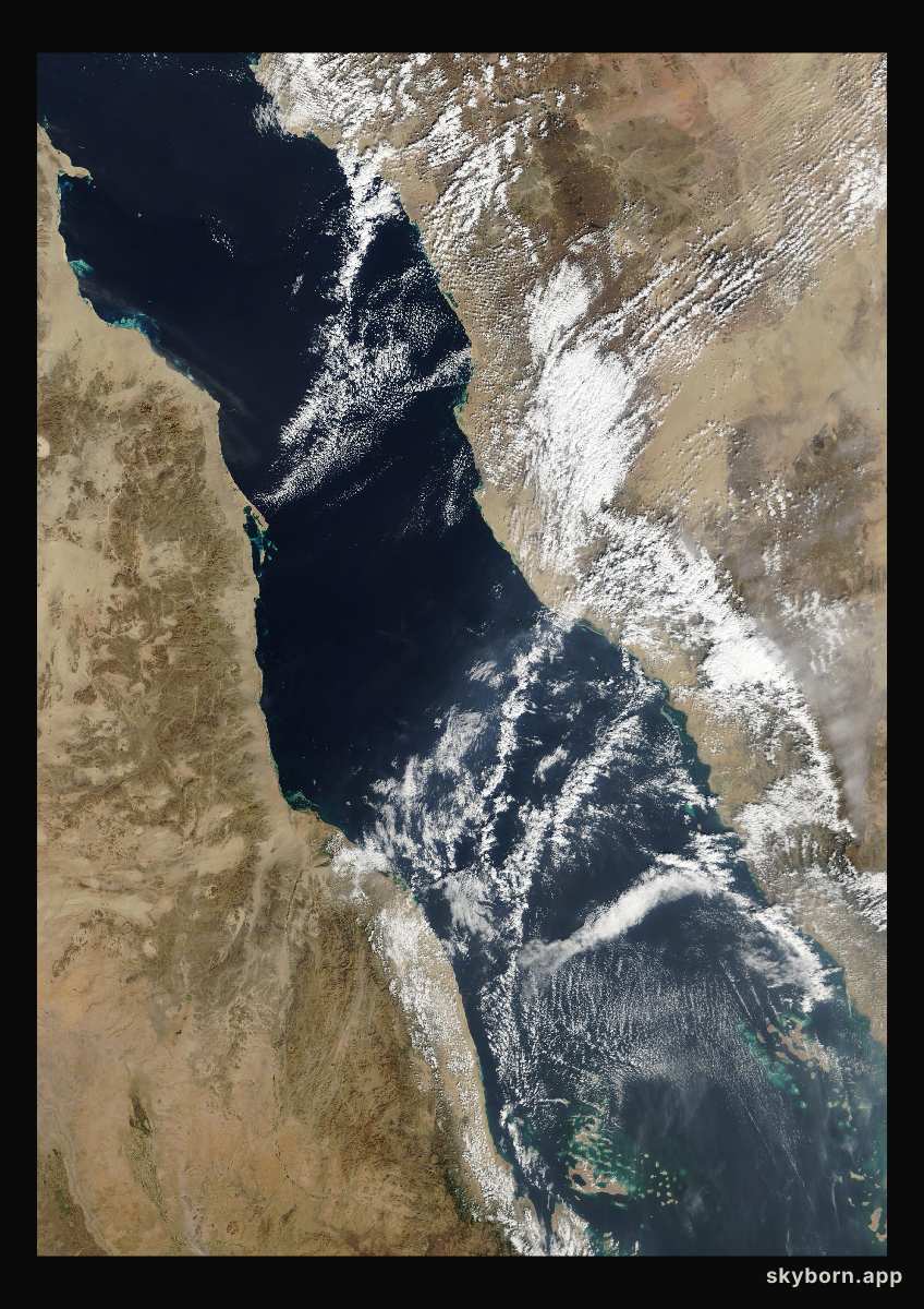 The Earth on 27 December 2006 · Red Sea