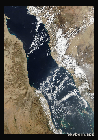 The Earth on 27 December 2006 · Red Sea