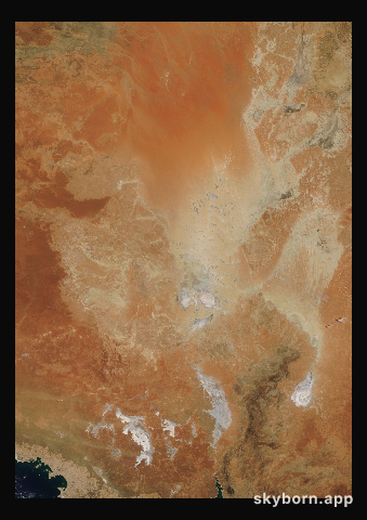 The Earth on 28 December 2006 · Lake Eyre, Australia
