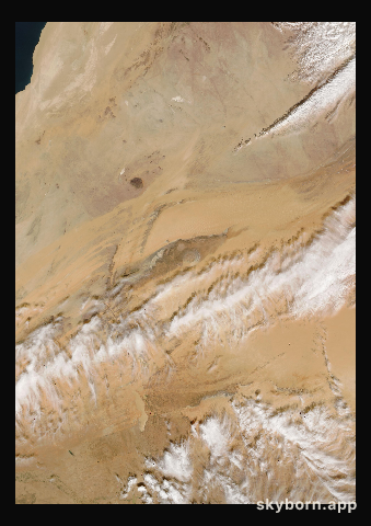 The Earth on 29 December 2006 · Eye of the Sahara, Mauritania