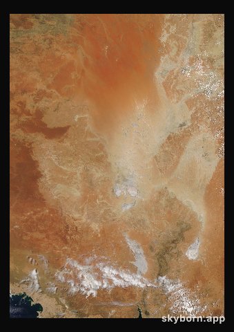 The Earth on 30 December 2006 · Lake Eyre, Australia