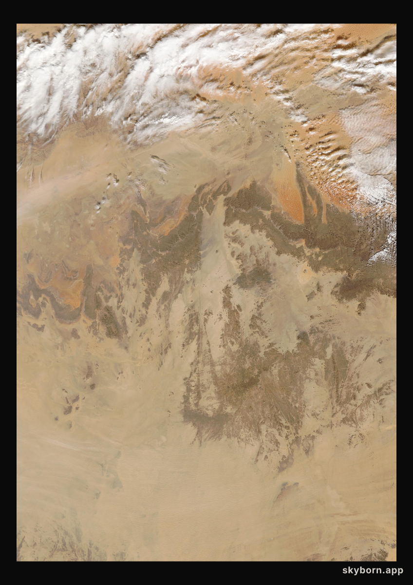 The Earth on 1 January 2007 · Sahara, Algeria