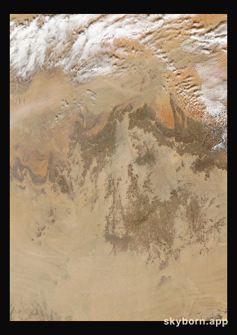 The Earth on 1 January 2007 · Sahara, Algeria