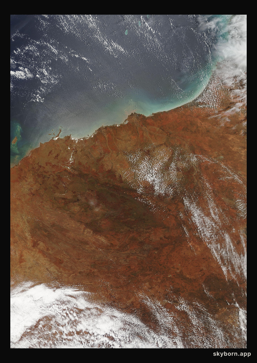 The Earth on 4 January 2007 · Pilbara, Western Australia