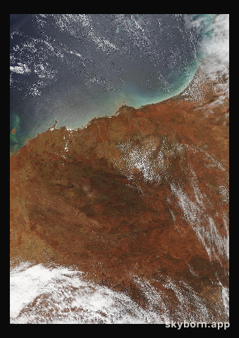 The Earth on 4 January 2007 · Pilbara, Western Australia