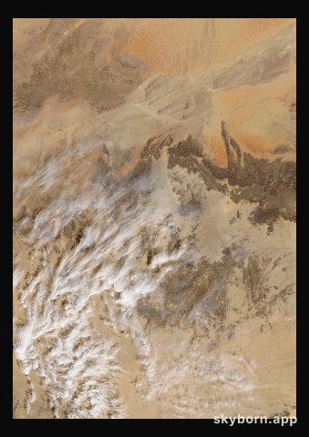 The Earth on 11 January 2007 · Sahara, Algeria