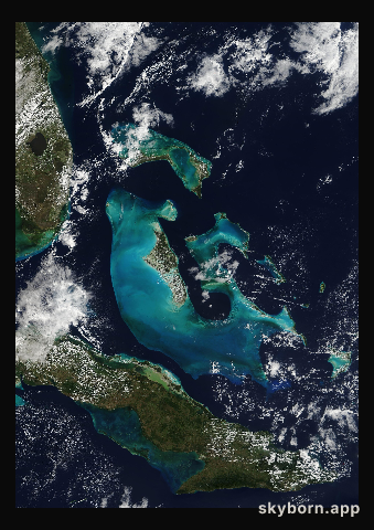 The Earth on 16 January 2007 · Bahamas