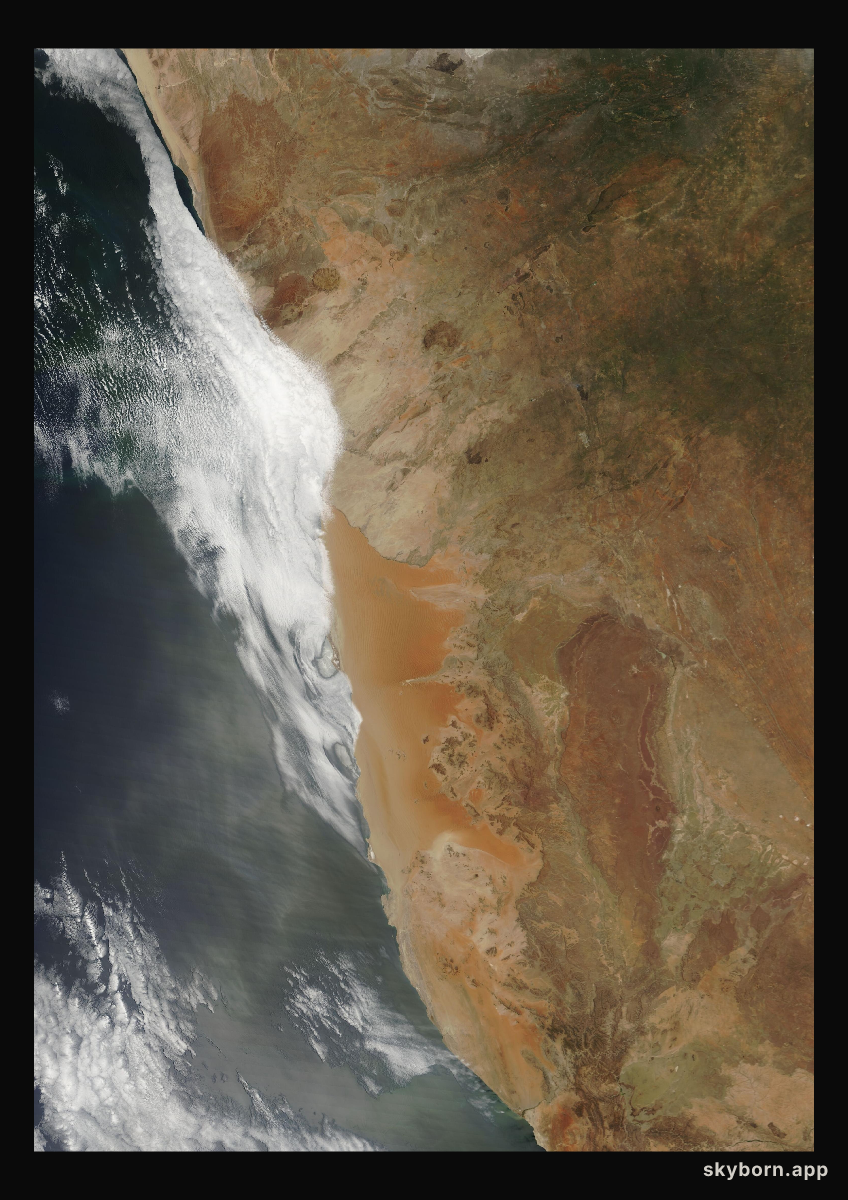 The Earth on 18 January 2007 · Namib Desert