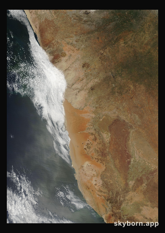The Earth on 18 January 2007 · Namib Desert