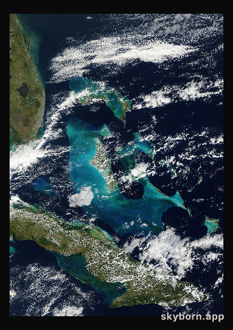 The Earth on 20 January 2007 · Bahamas