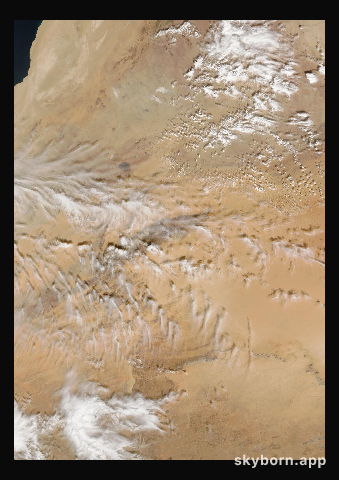 The Earth on 21 January 2007 · Eye of the Sahara, Mauritania