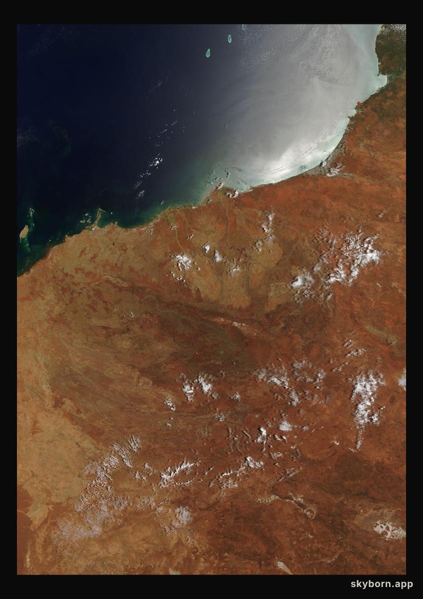 The Earth on 22 January 2007 · Pilbara, Western Australia