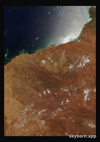 The Earth on 22 January 2007 · Pilbara, Western Australia