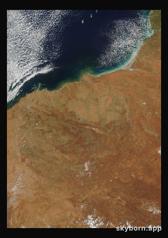 The Earth on 26 January 2007 · Pilbara, Western Australia