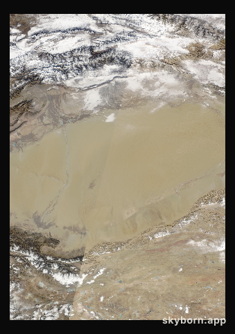 The Earth on 30 January 2007 · Taklamakan Desert