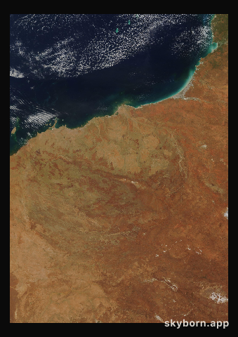 The Earth on 2 February 2007 · Pilbara, Western Australia
