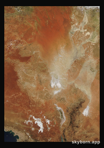 The Earth on 3 February 2007 · Lake Eyre, Australia