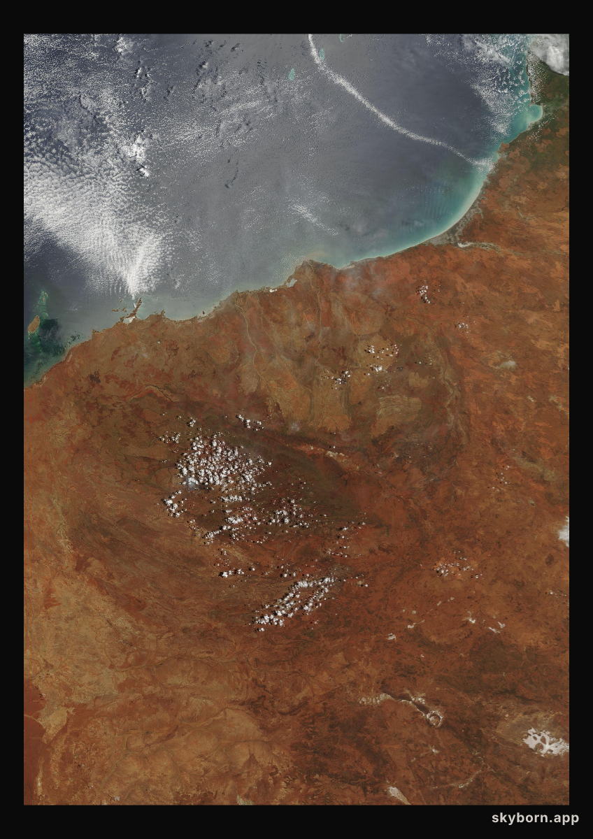 The Earth on 5 February 2007 · Pilbara, Western Australia