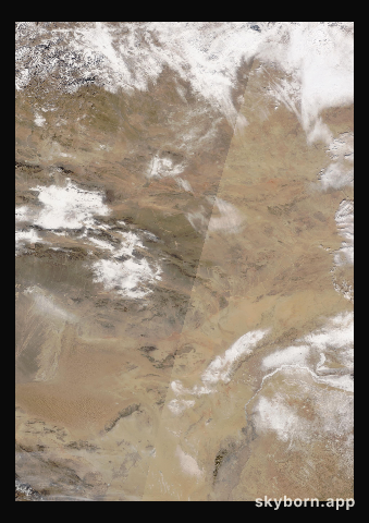 The Earth on 13 February 2007 · Gobi Desert