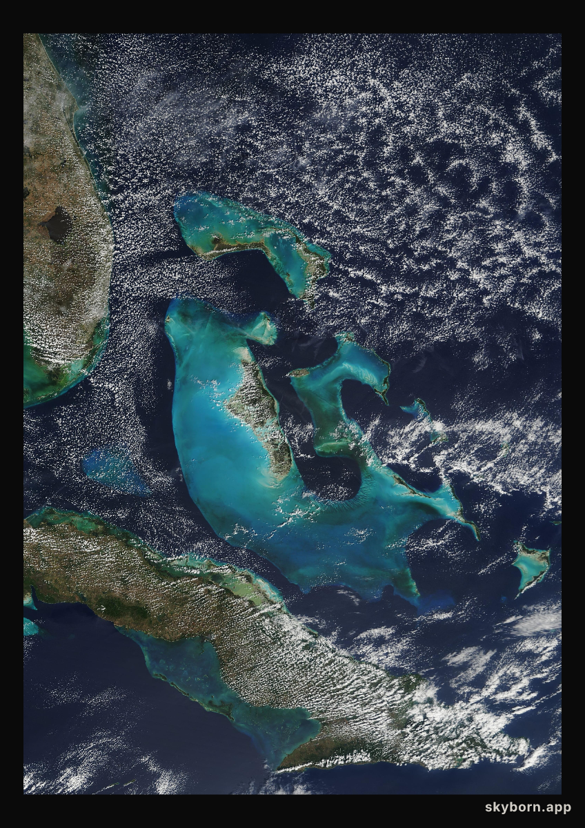 The Earth on 24 February 2007 · Bahamas