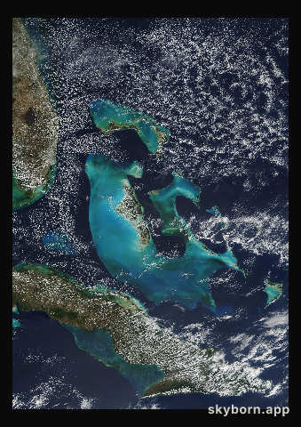 The Earth on 24 February 2007 · Bahamas