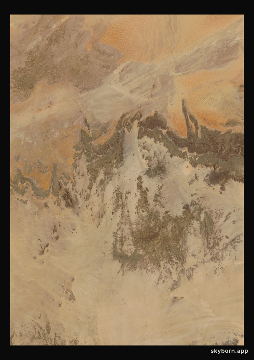 The Earth on 28 February 2007 · Sahara, Algeria