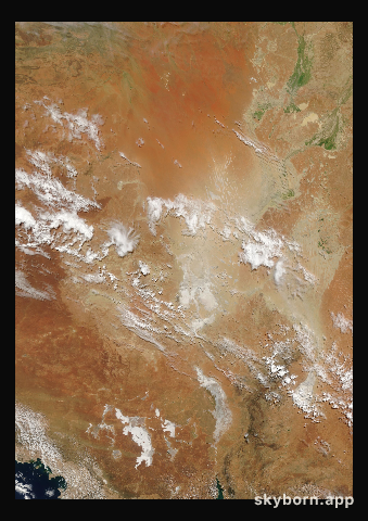 The Earth on 4 March 2007 · Lake Eyre, Australia
