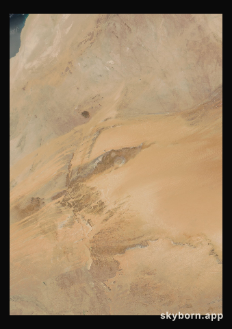 The Earth on 12 March 2007 · Eye of the Sahara, Mauritania