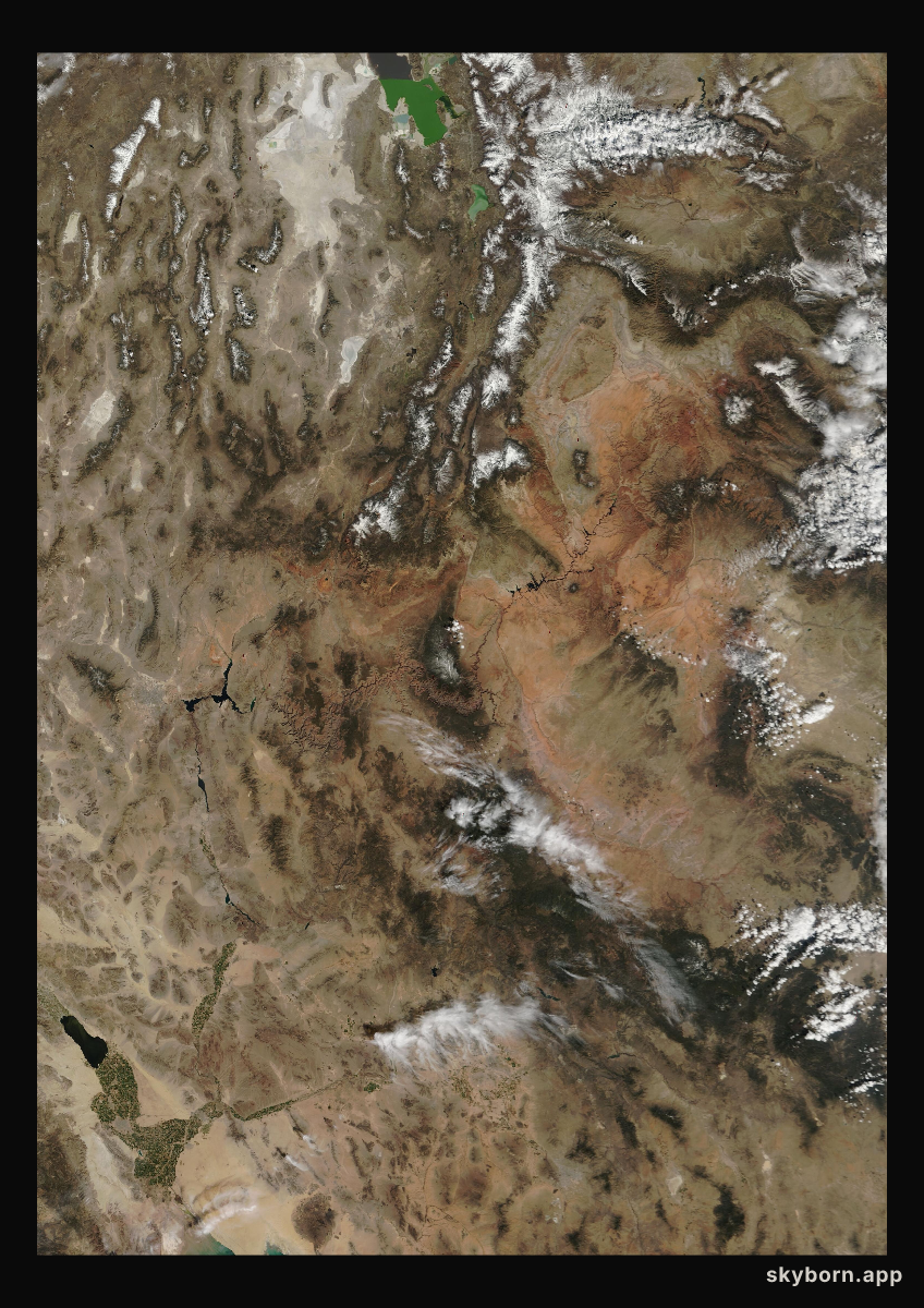 The Earth on 18 March 2007 · Colorado Plateau