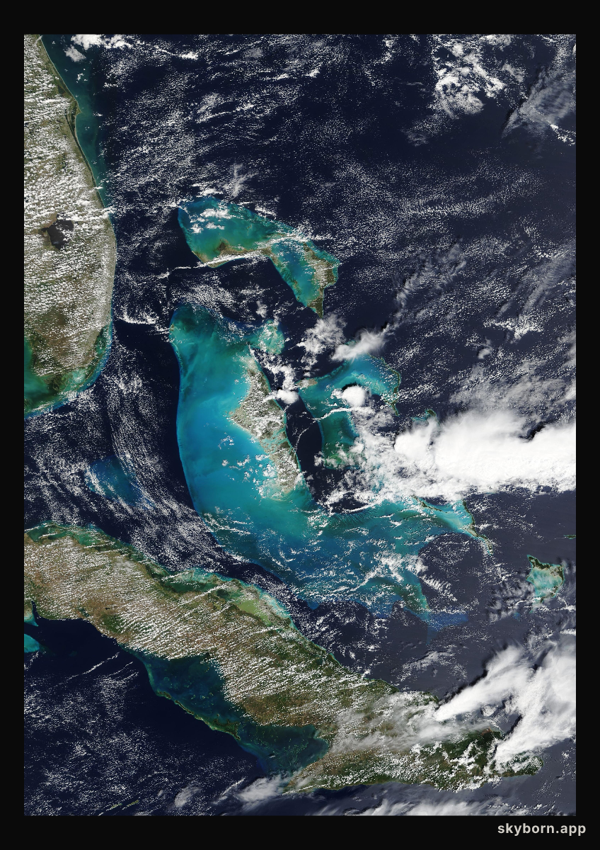 The Earth on 23 March 2007 · Bahamas