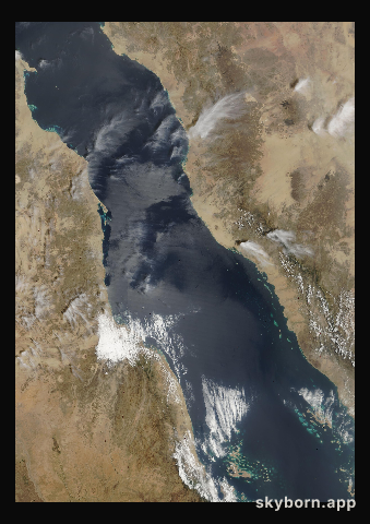 The Earth on 24 March 2007 · Red Sea