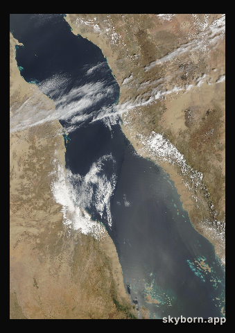 The Earth on 26 March 2007 · Red Sea