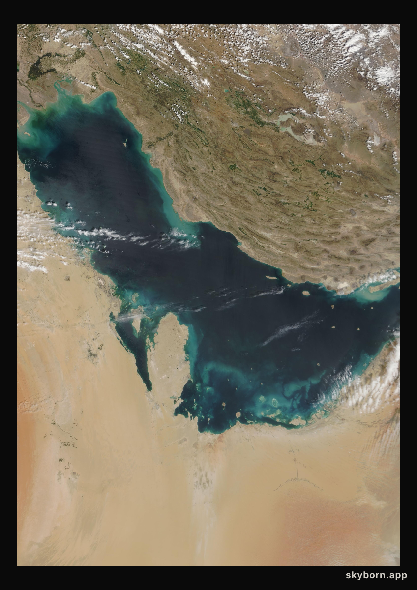 The Earth on 30 March 2007 · Persian Gulf