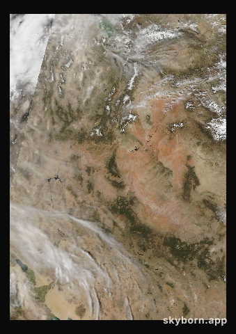 The Earth on 4 April 2007 · Colorado Plateau