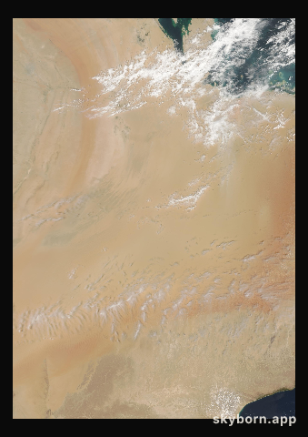 The Earth on 5 April 2007 · Empty Quarter, Arabia