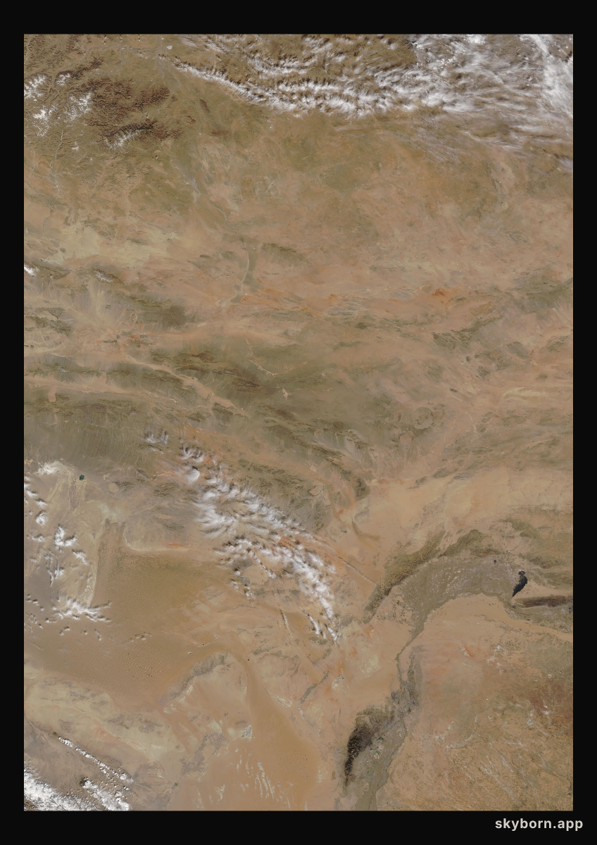 The Earth on 8 April 2007 · Gobi Desert