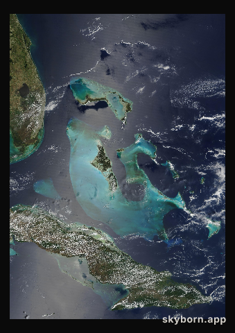 The Earth on 13 April 2007 · Bahamas